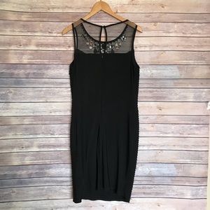 Dressbarn black label Collection embellished dress
